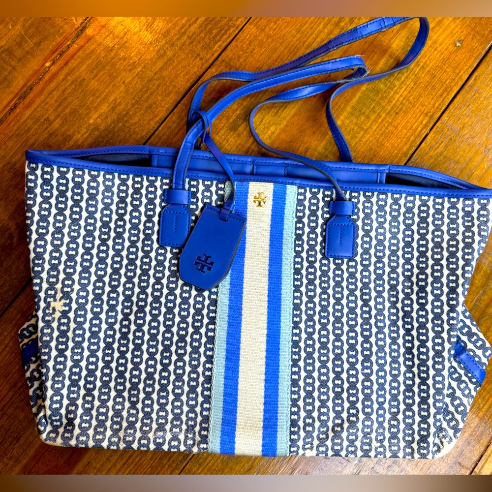 Tory Burch Gemini Link Striped Bag